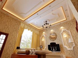 120平米普通户型现代简约家装装修图片设计-六安齐装网装修效果图