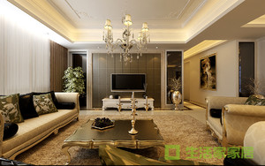 220平米普通户型欧式风格家装装修图片设计-六安齐装网装修效果图