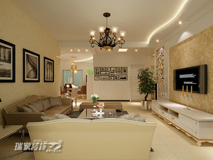 362平米普通户型现代简约家装装修图片设计-六安齐装网装修效果图