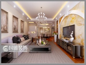 133平米普通户型现代简约家装装修图片设计-六安齐装网装修效果图