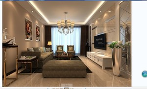 104平米普通户型现代简约家装装修图片设计-六安齐装网装修效果图