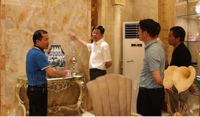 安徽省六安市高副市长来考察 欧神诺陶瓷热情接待-中国陶瓷网行业资讯