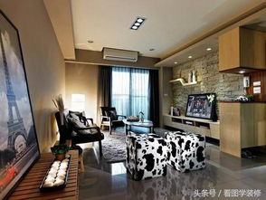 60平米两室一厅装修效果图