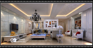 六安绿城翡翠园130㎡四室两厅装修设计案例