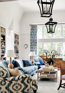 蓝色无处不在 探索六安家居装饰中的蓝白世界